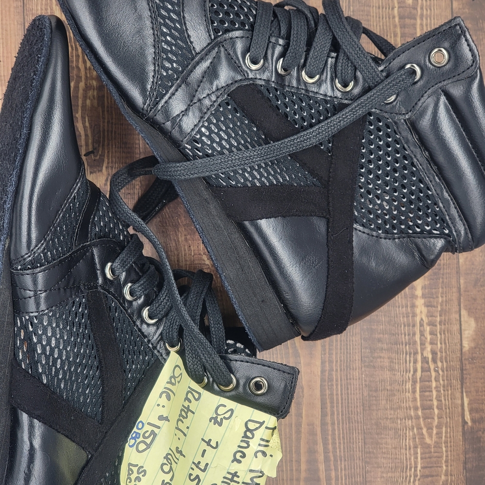 Black High-Top Women's Sneakers